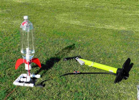 Watering rocket - Toy Concept 3: Newton's Water Rocket The principle behind this toy is Newton's Third Law which states, "For every action, there is an equal and opposite reaction". By filling up the rocket partially with water and using an air pump to increase the pressure inside the chamber, when released the difference in pressure with force the water out of the nozzle …